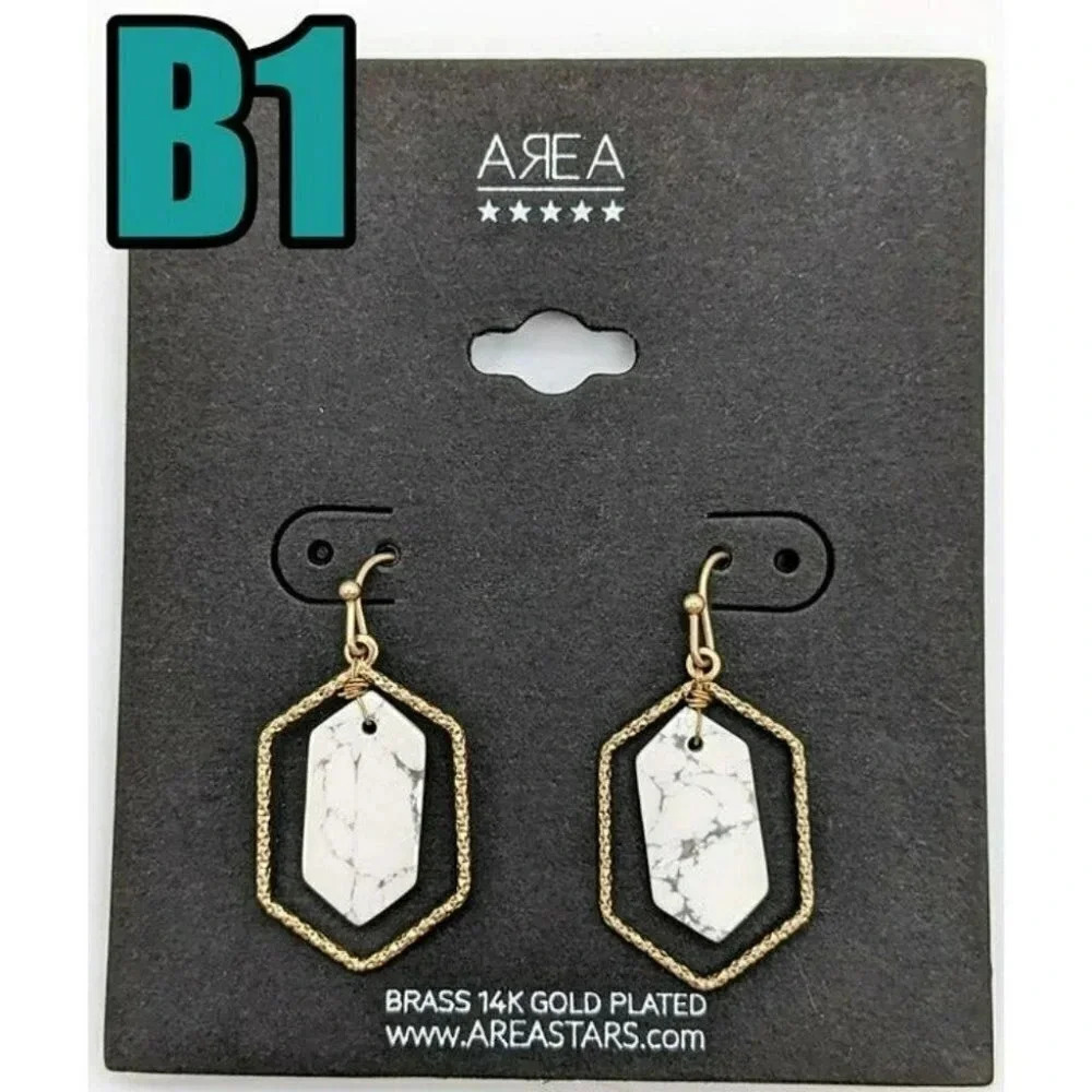 PICK 3 PAIRS FOR $12.00, AREA Stars & Baublebar Earrings MSRP $10.99-$12.99 each